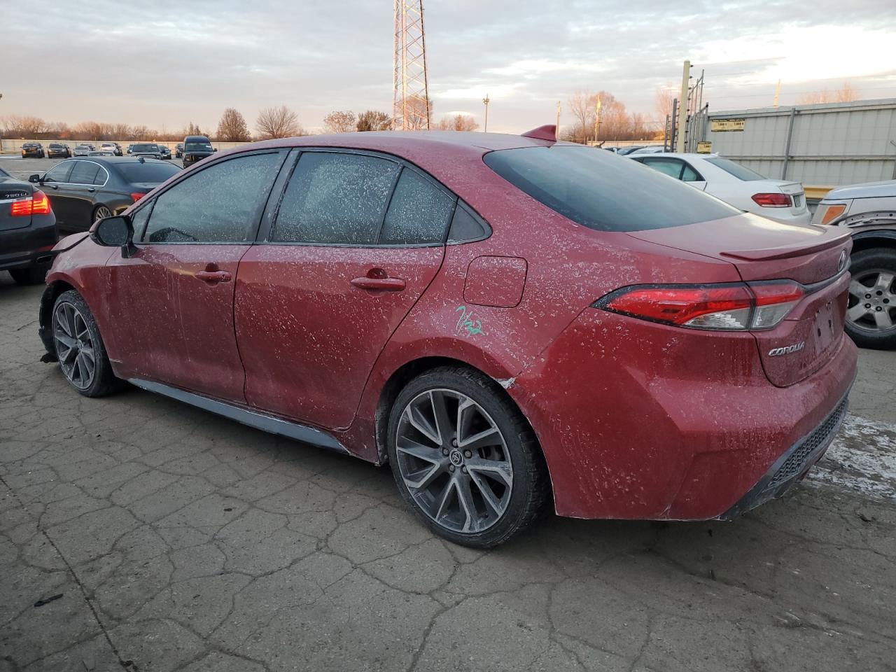2020 Toyota Corolla VIN 5YFS4RCE3LP053293 Copart auction photo, front end / minor dent/scratches damage thumbnail 2