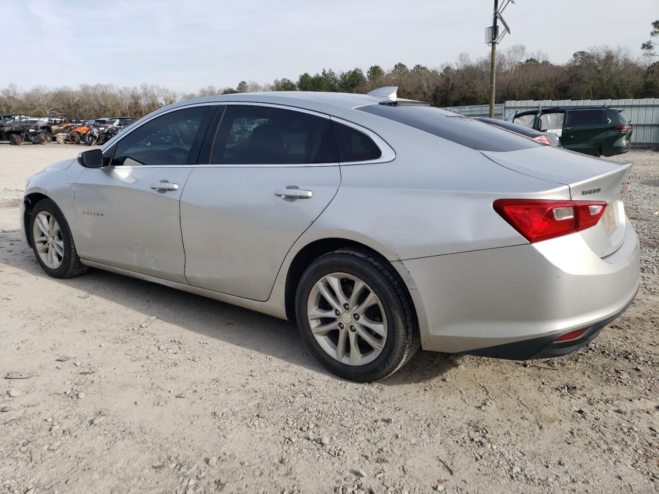 2017 Chevrolet Malibu VIN 1G1ZE5ST9HF150851 Copart auction photo, front end / side damage thumbnail 2