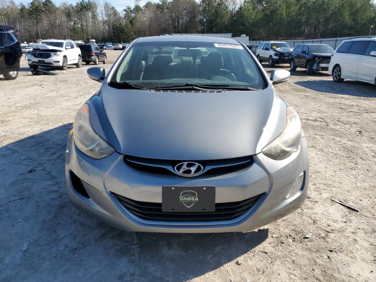 2013 Hyundai Elantra VIN KMHDH4AE5DU532205 Copart auction photo, front end damage thumbnail 5