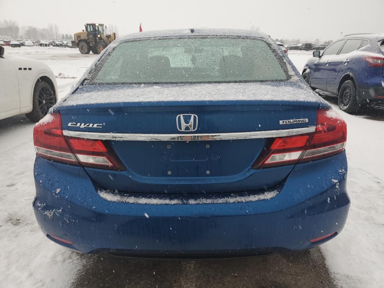 2015 Honda Civic VIN 2HGFB2F72FH015285 Copart auction photo, front end / side damage thumbnail 6