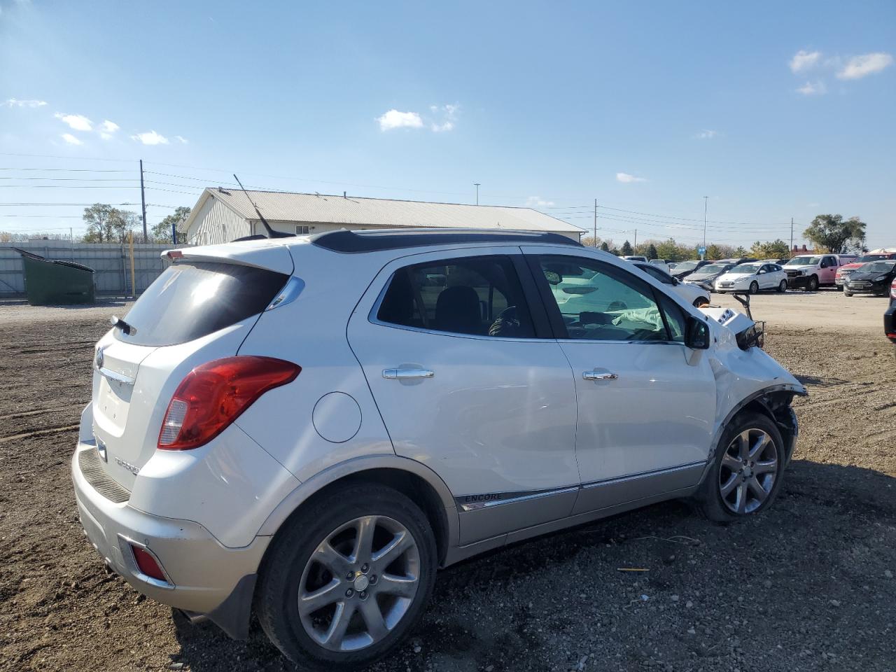 2013 Buick Encore VIN KL4CJHSB6DB083042 Copart auction photo, front end damage thumbnail 3