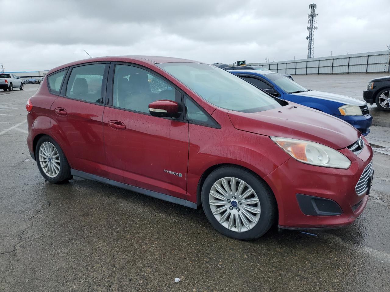 2014 Ford C-MAX VIN 1FADP5AU3EL507725 Copart auction photo, front end damage thumbnail 4