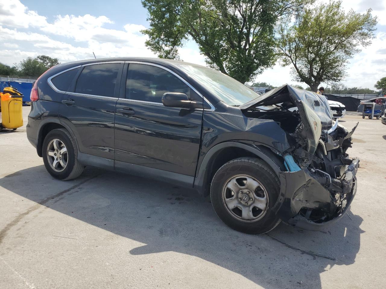 2016 Honda CR-V VIN 2HKRM4H33GH651220 Copart auction photo, front end / side damage thumbnail 4