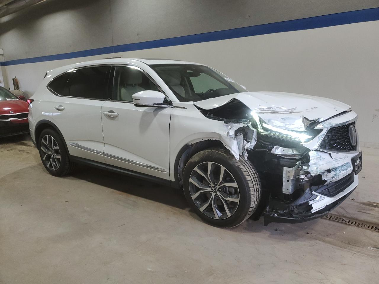 2022 Acura MDX VIN 5J8YD9H46NL003009 Copart auction photo, front end damage thumbnail 4