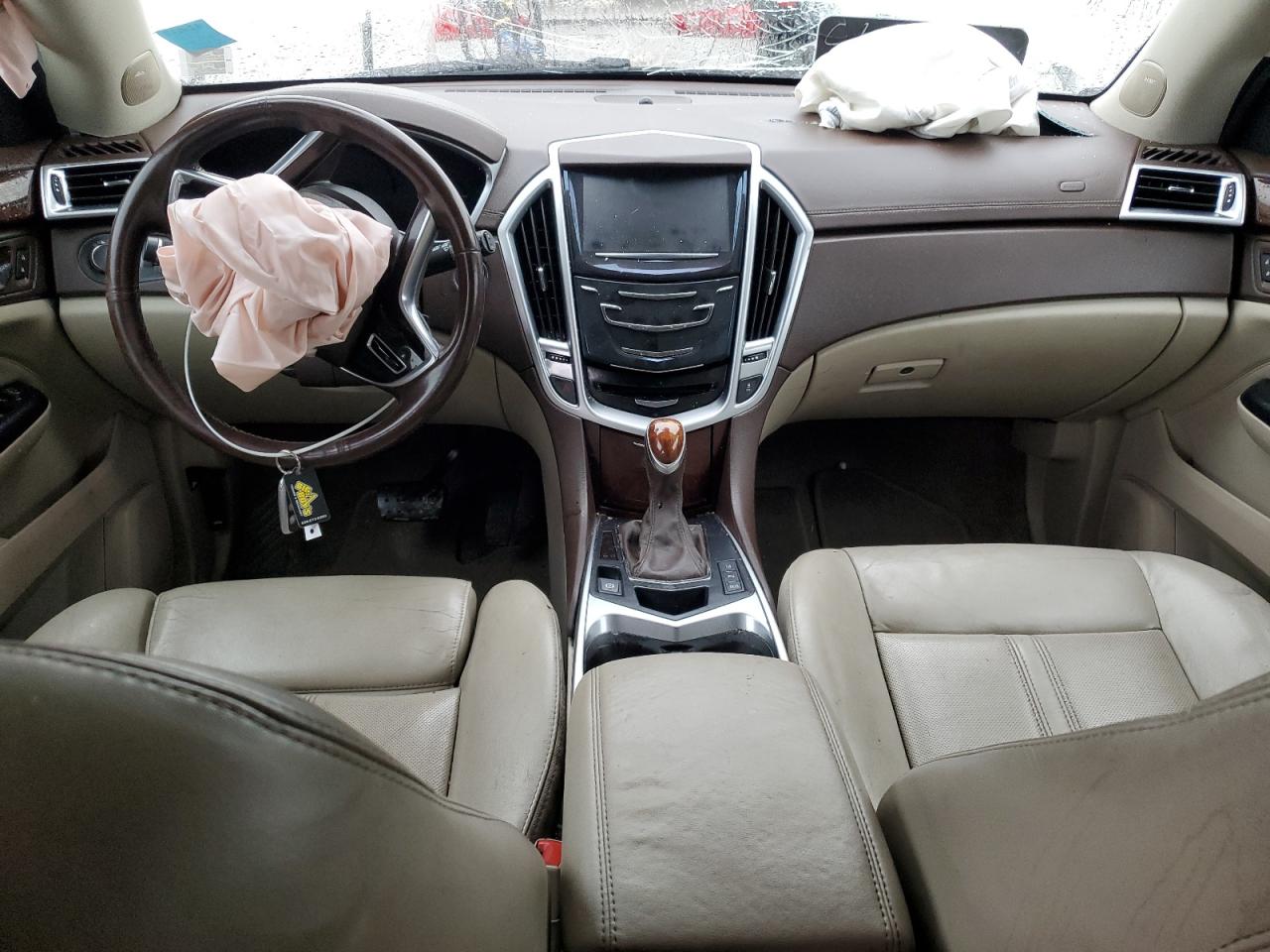 2015 Cadillac SRX VIN 3GYFNBE31FS641969 Copart auction photo, front end damage thumbnail 8