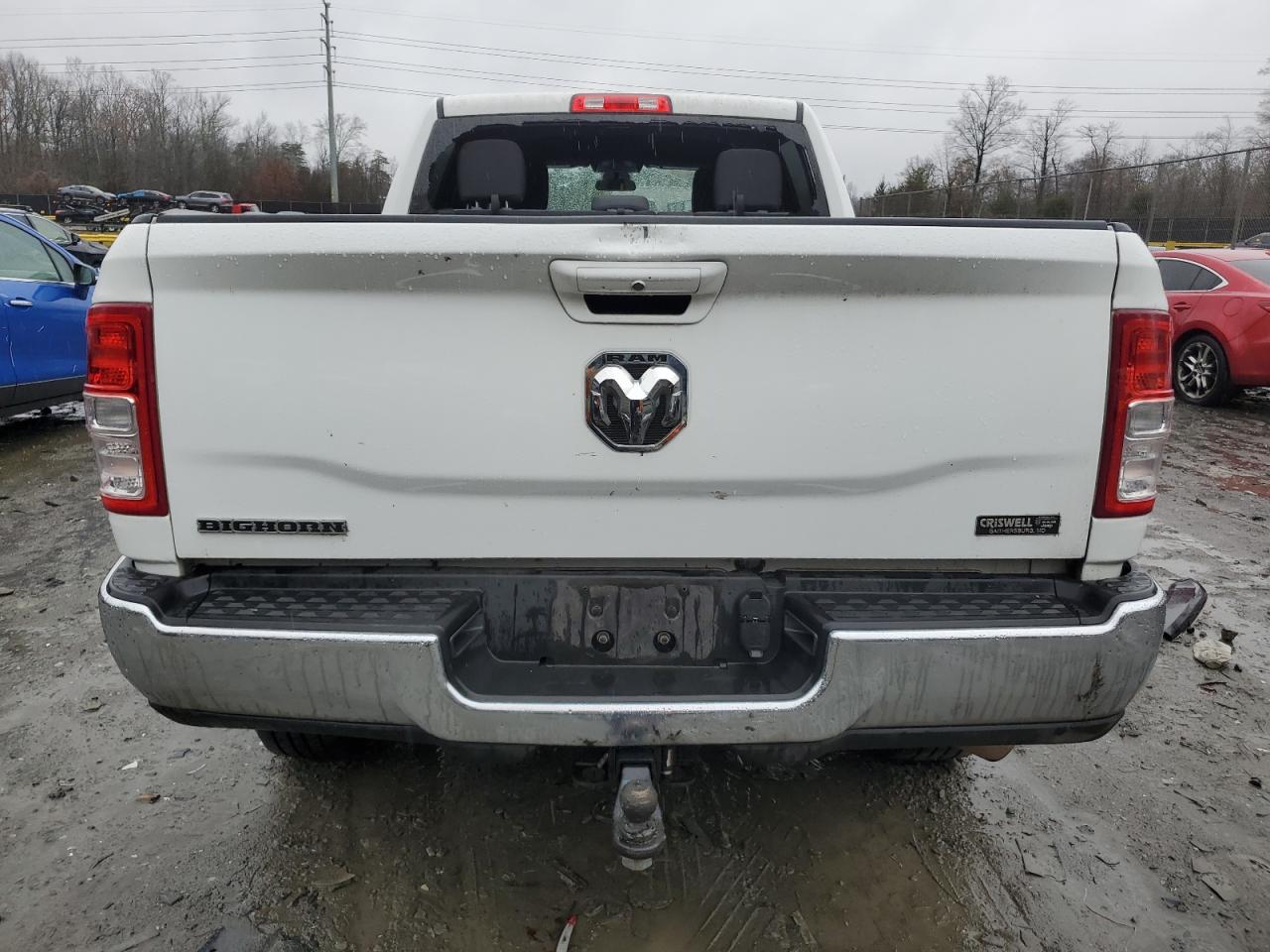 2021 RAM 2500 VIN 3C6UR5DL1MG555508 Copart auction photo, vandalism damage thumbnail 6
