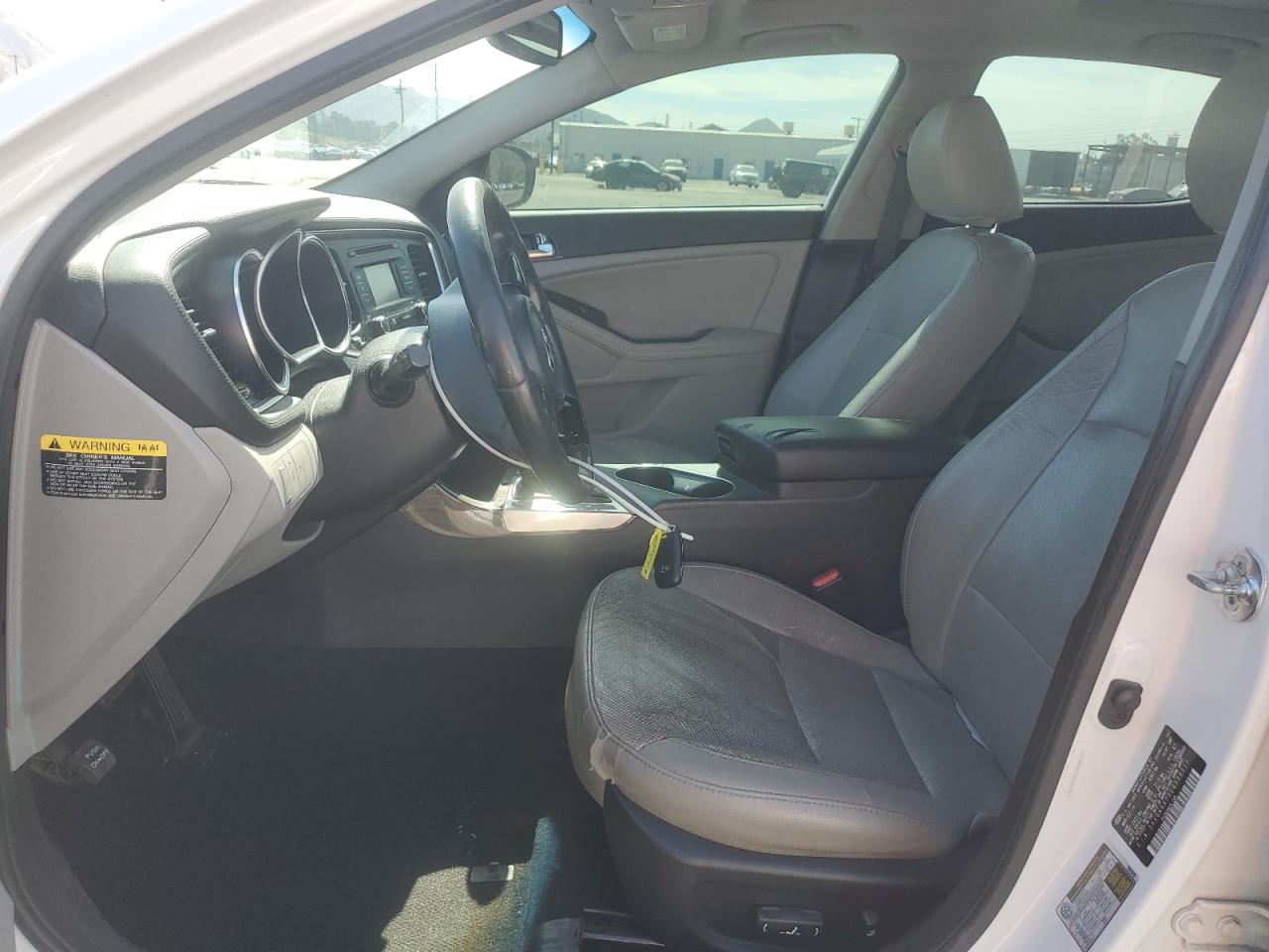 2014 KIA Optima VIN 5XXGN4A75EG333710 Copart auction photo, front end damage thumbnail 7