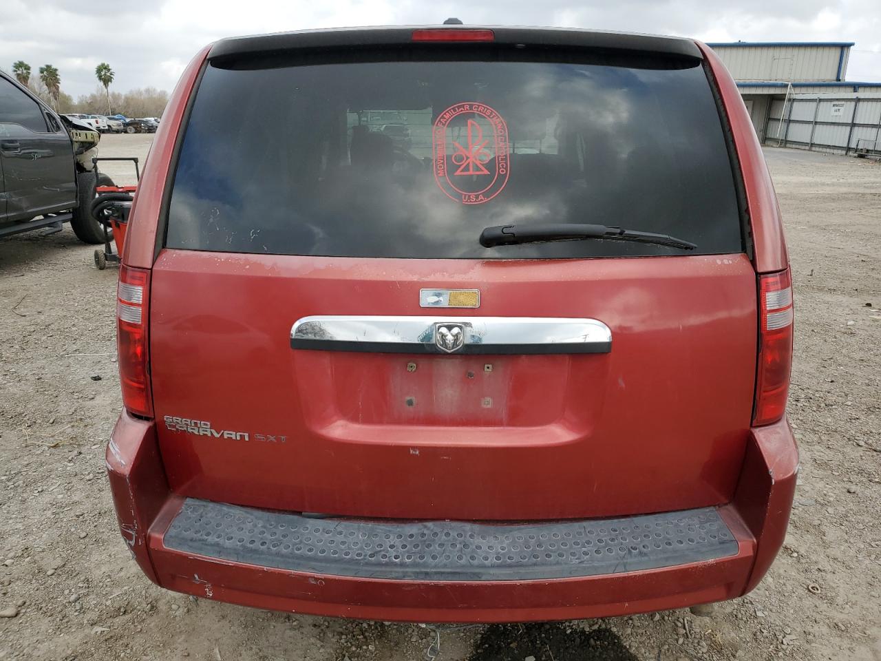 2008 Dodge Caravan VIN 1D8HN54P28B178938 Copart auction photo, front end / all over damage thumbnail 6