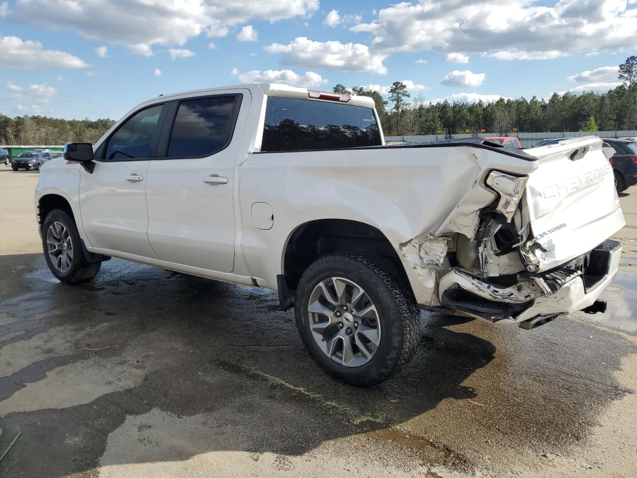 2021 Chevrolet Silverado VIN 1GCUYEED2MZ424252 Copart auction photo, rear end damage thumbnail 2