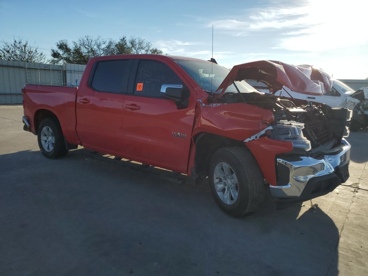 2022 Chevrolet Silverado VIN 3GCPWCED2NG129743 Copart auction photo, front end / hail damage thumbnail 4