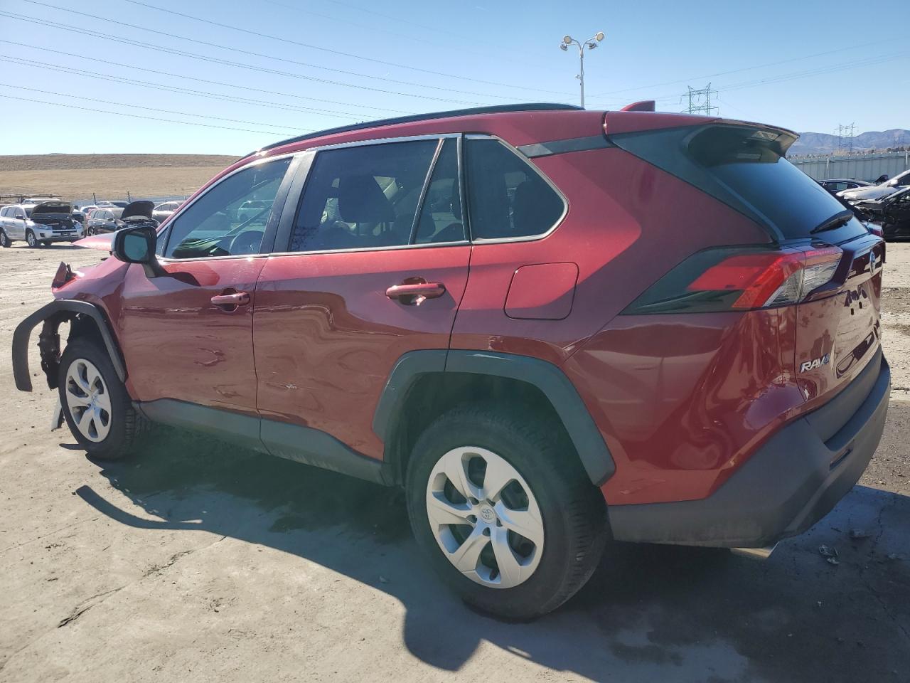 2019 Toyota RAV 4 VIN 2T3F1RFV5KC014460 Copart auction photo, front end / side damage thumbnail 2