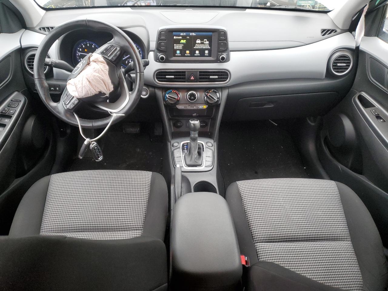 2019 Hyundai Kona VIN KM8K2CAA8KU226127 Copart auction photo, side / front end damage thumbnail 8