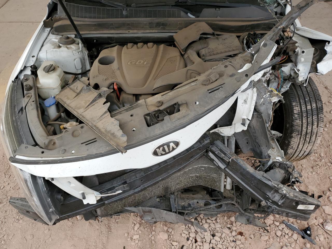 2015 KIA Optima VIN 5XXGN4A75FG497279 Copart auction photo, front end damage thumbnail 11