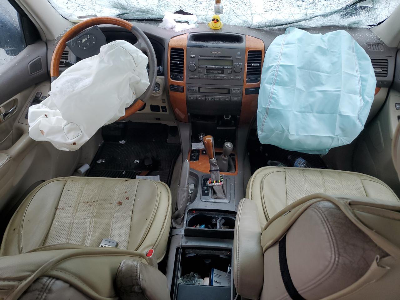 2003 Lexus GX VIN JTJBT20X630007609 Copart auction photo, front end damage thumbnail 8
