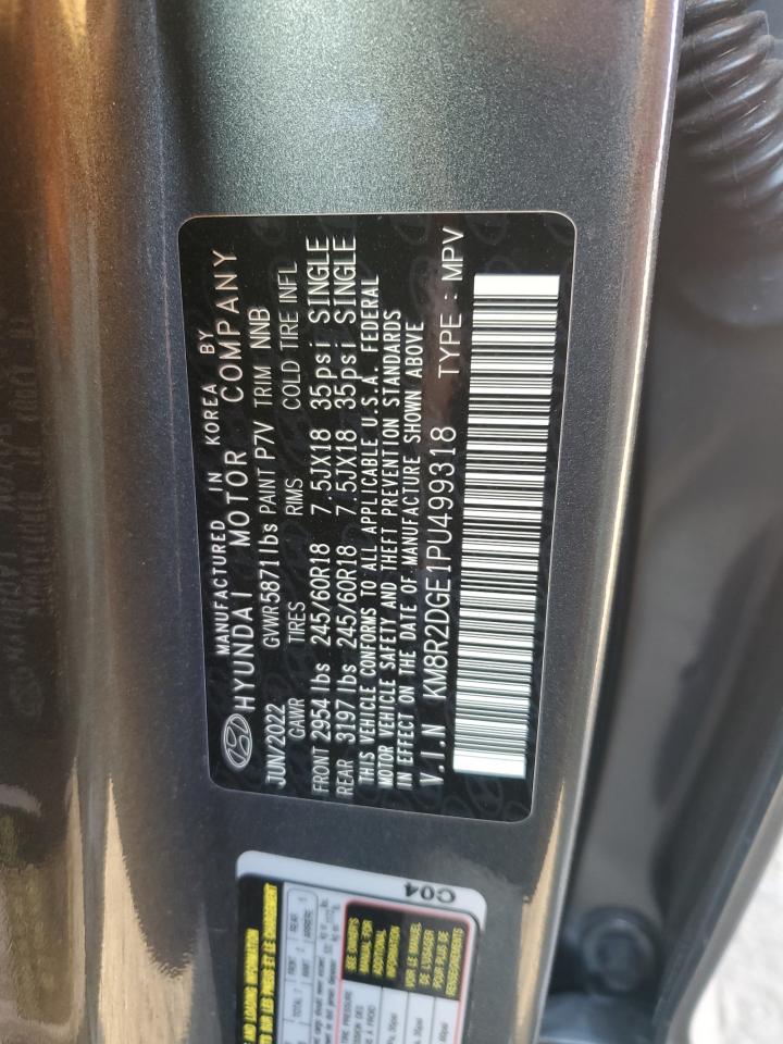 2023 Hyundai Palisade VIN KM8R2DGE1PU499318 Copart auction photo, all over damage thumbnail 14