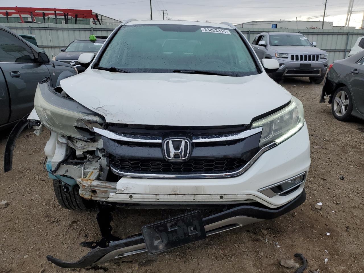 2015 Honda CR-V VIN 5J6RM4H74FL060983 Copart auction photo, front end damage thumbnail 5