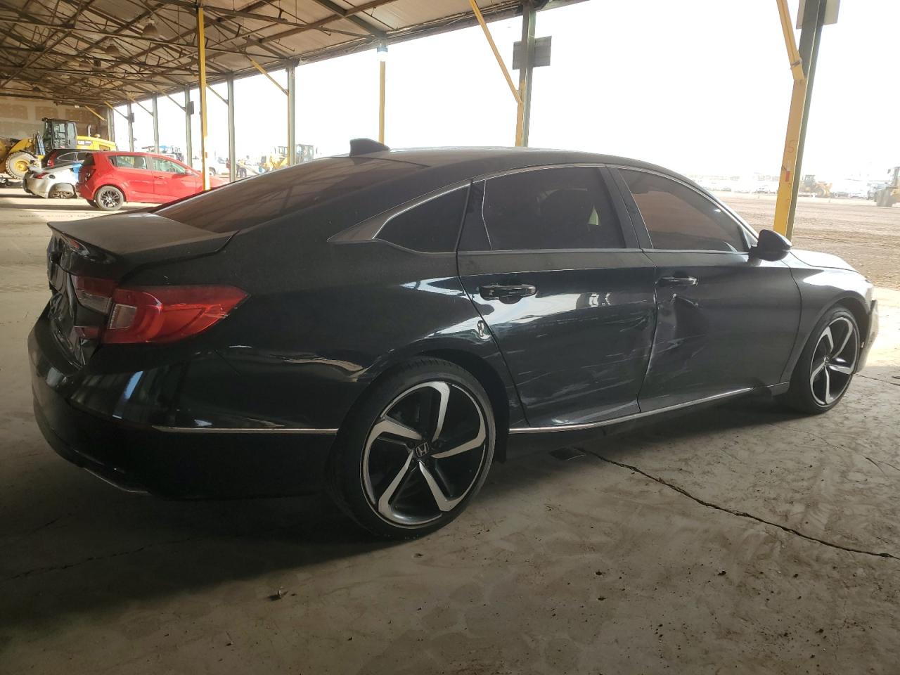 2019 Honda Accord VIN 1HGCV1F57KA056135 Copart auction photo, all over damage thumbnail 3