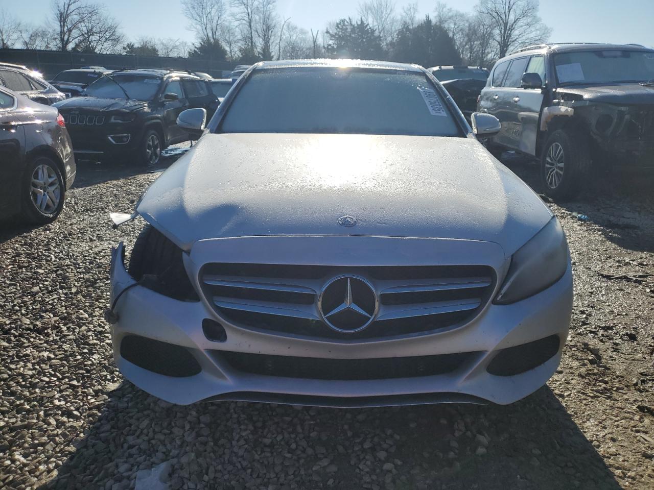 2015 Mercedes-Benz C-klasse VIN 55SWF4KBXFU000613 Copart auction photo, front end damage thumbnail 5