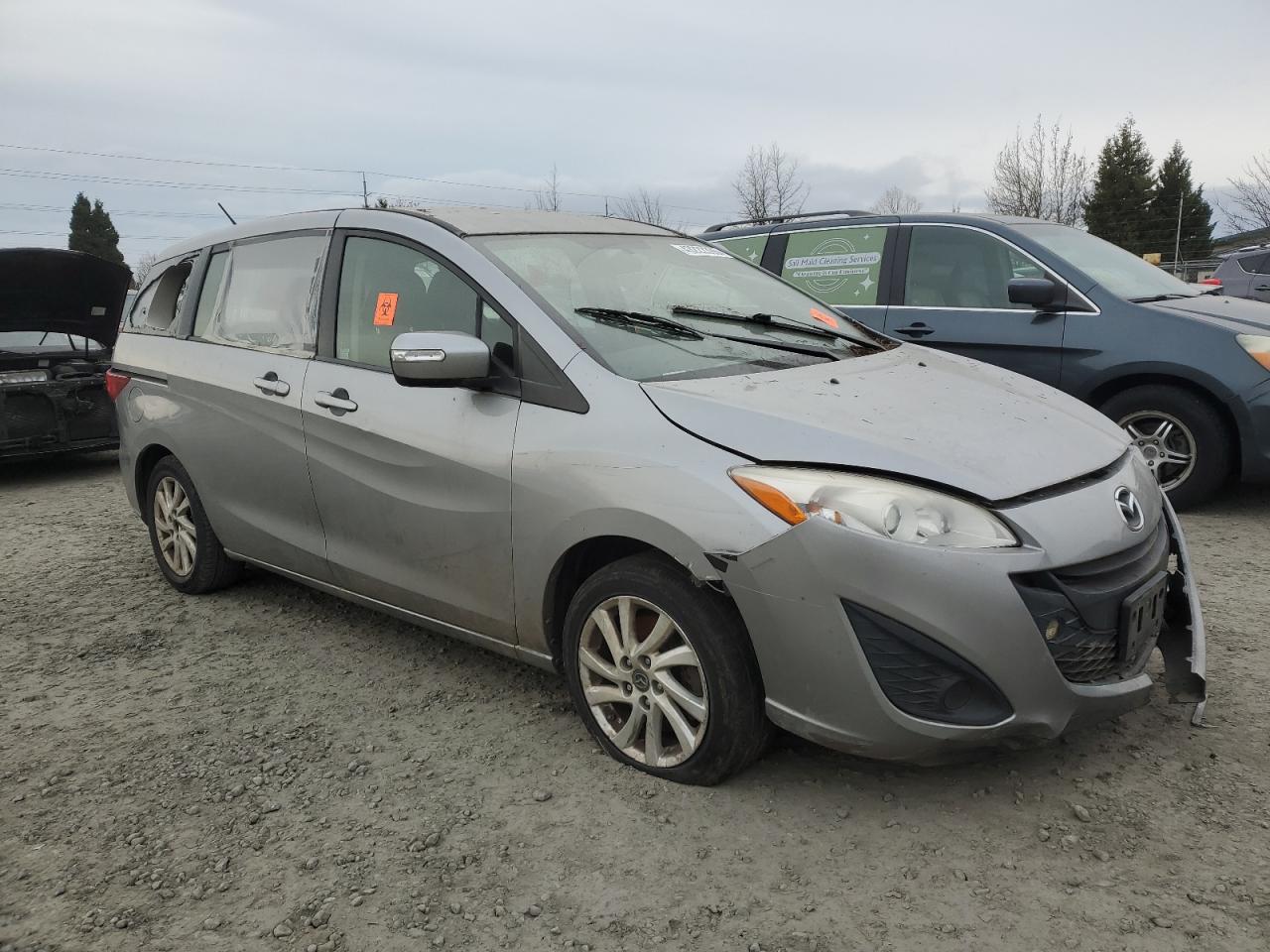 2015 Mazda 5 VIN JM1CW2BL0F0184329 Copart auction photo, side / rear end damage thumbnail 4