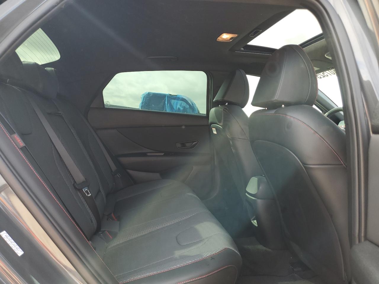 2024 Hyundai Elantra VIN KMHLR4DF3RU822060 Copart auction photo, rear end / side damage thumbnail 10