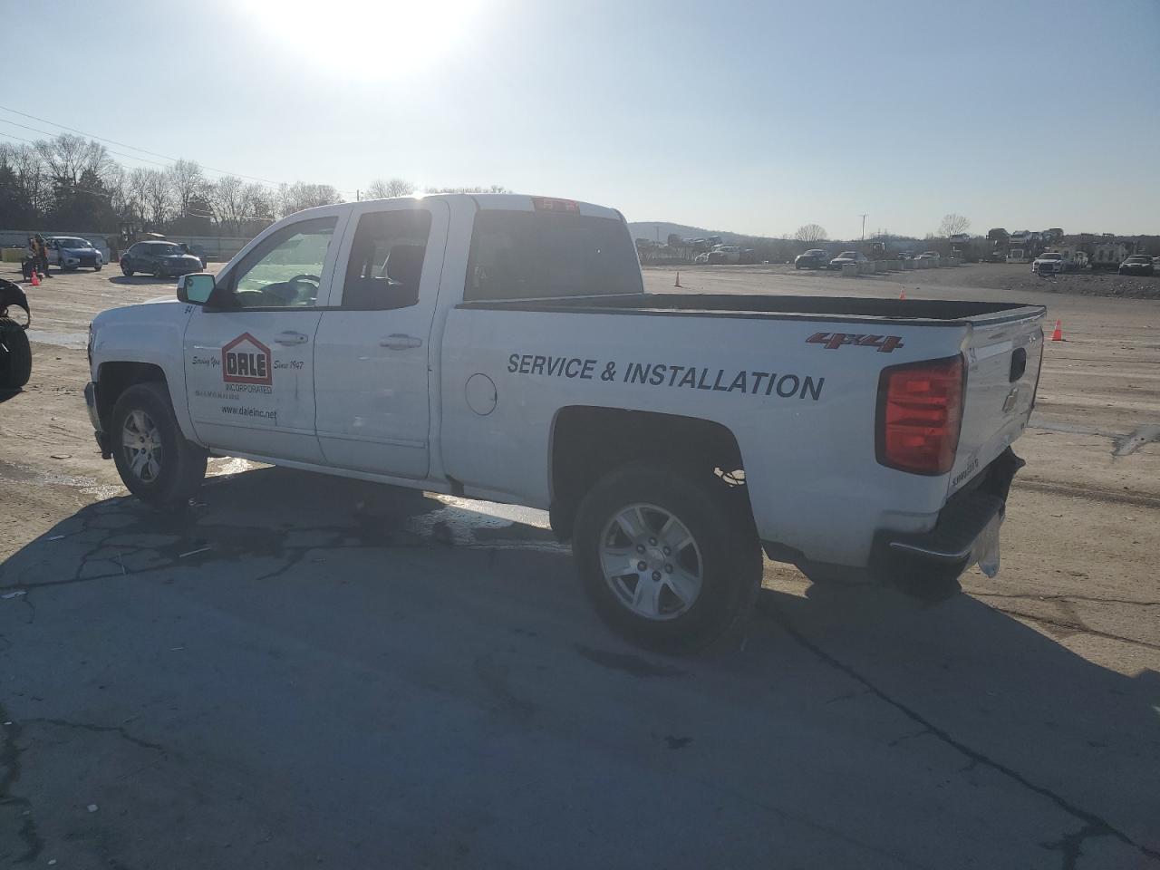 2018 Chevrolet Silverado VIN 1GCVKREH6JZ218153 Copart auction photo, rear end damage thumbnail 2