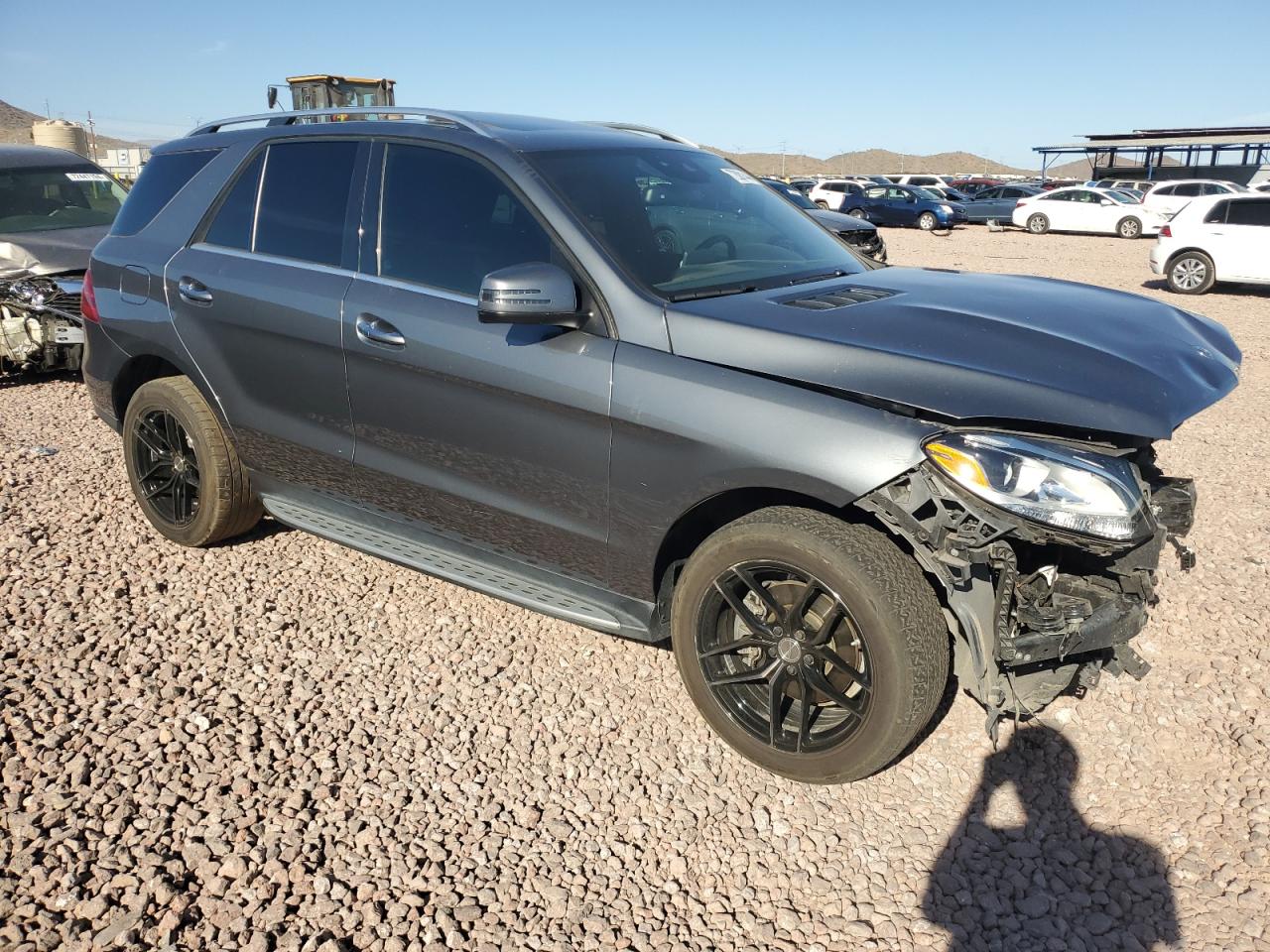 2018 Mercedes-Benz GLE VIN 4JGDA5JB2JB091897 Copart auction photo, front end damage thumbnail 4