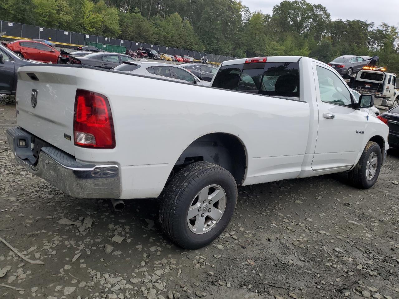 2010 Dodge RAM VIN 3D7JB1EP5AG103041 Copart auction photo, front end / undercarriage damage thumbnail 3