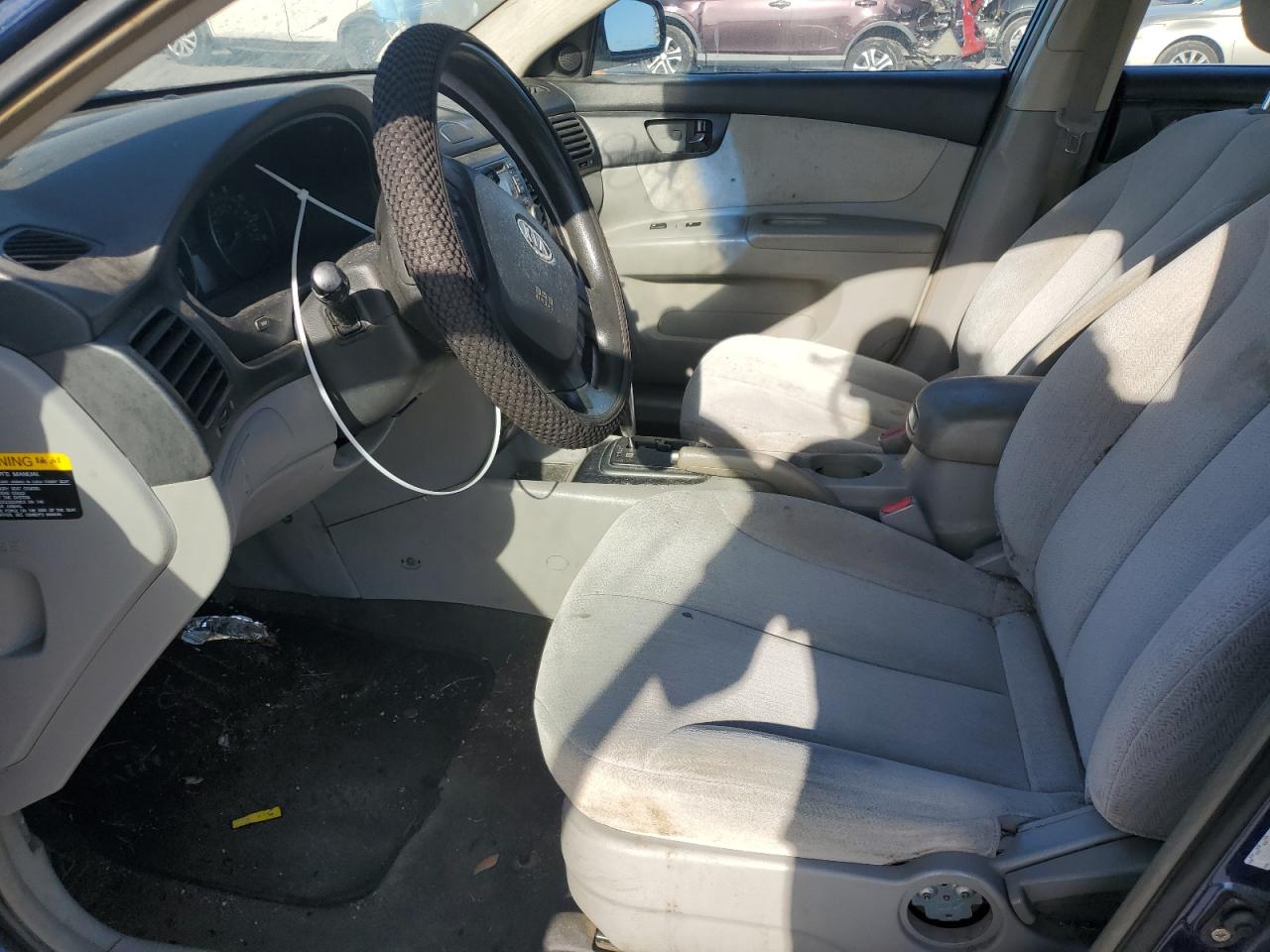 2008 KIA Optima VIN KNAGE123485213123 Copart auction photo, mechanical damage thumbnail 7