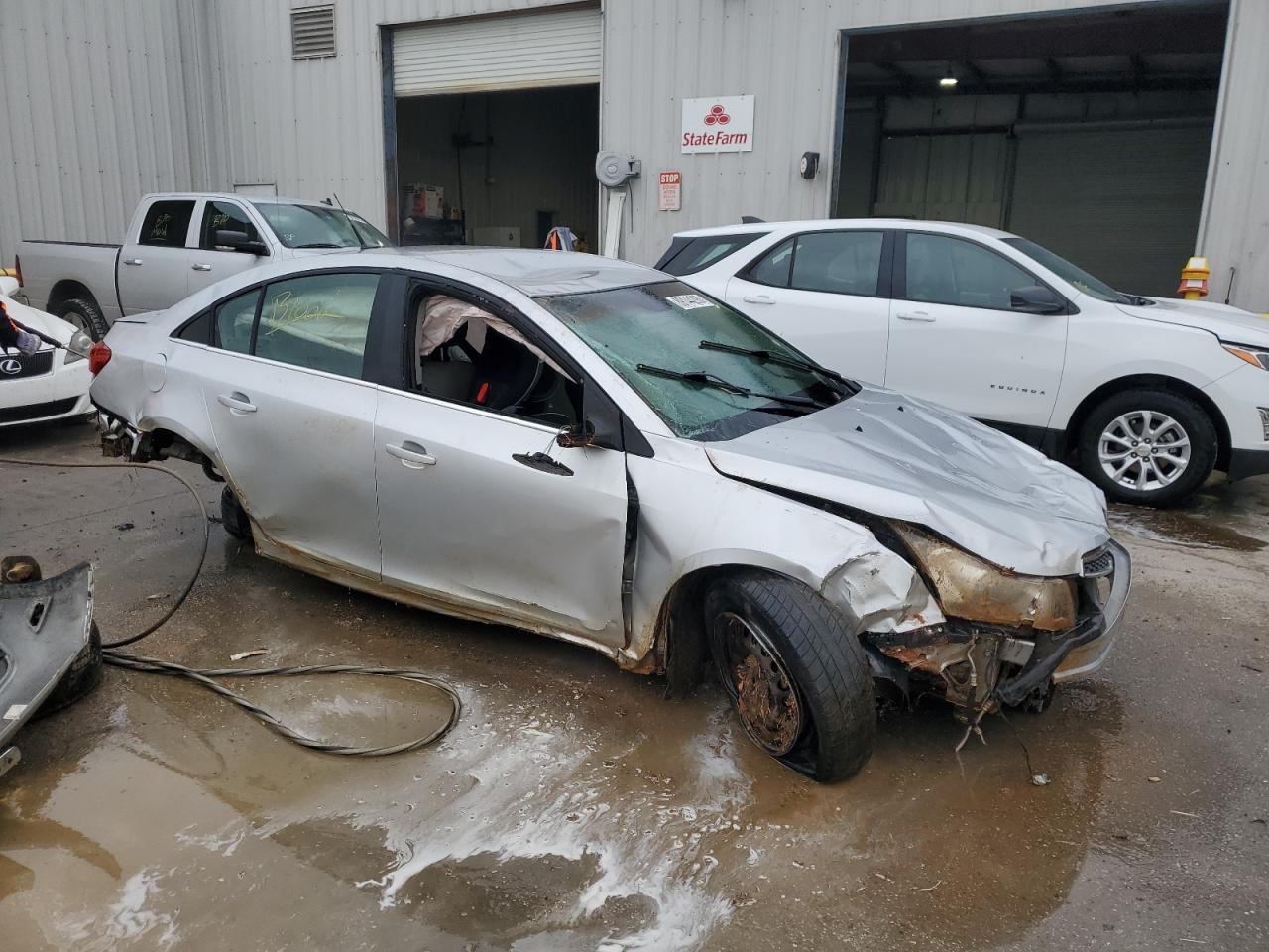 2011 Chevrolet Cruze VIN 1G1PC5SH4B7130050 Copart auction photo, rollover damage thumbnail 4