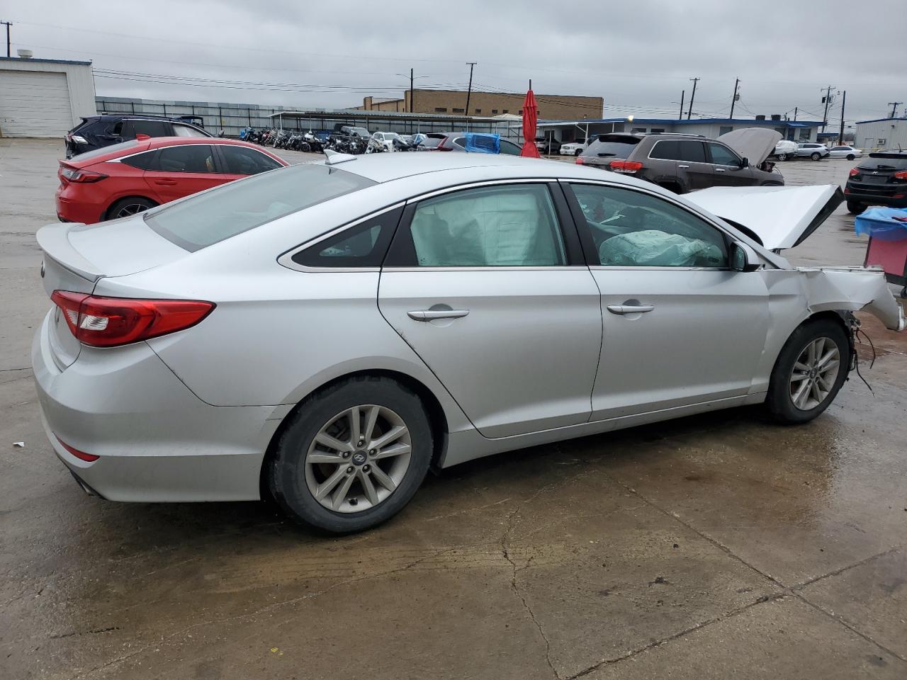 2015 Hyundai Sonata VIN 5NPE24AF4FH220246 Copart auction photo, front end damage thumbnail 3