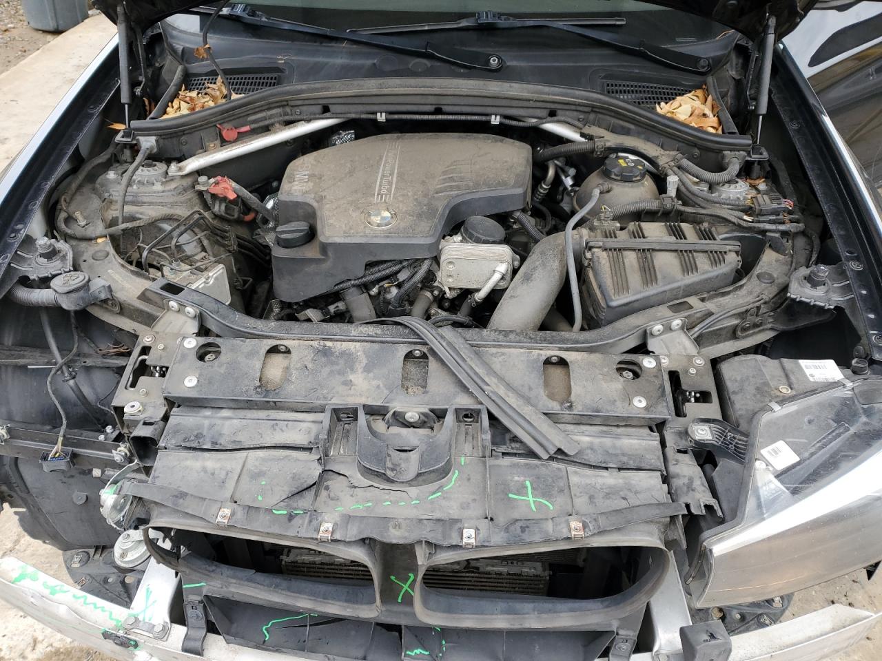 2017 BMW X3 VIN 5UXWX9C3XH0W76790 Copart auction photo, front end damage thumbnail 11