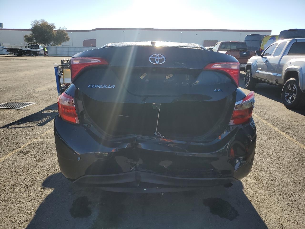 2017 Toyota Corolla VIN 5YFBURHE7HP642038 Copart auction photo, rear end / front end damage thumbnail 6