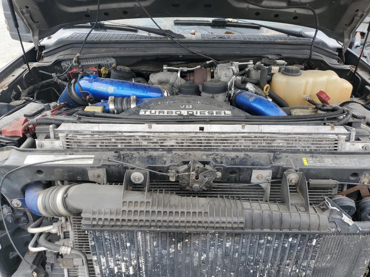 2008 Ford F250 VIN 1FTSW21R08ED53594 Copart auction photo, side / minor dent/scratches damage thumbnail 12
