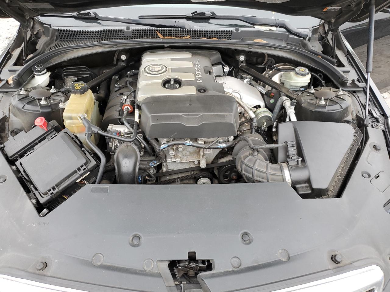 2014 Cadillac ATS VIN 1G6AB5RX7E0174198 Copart auction photo, side / front end damage thumbnail 11