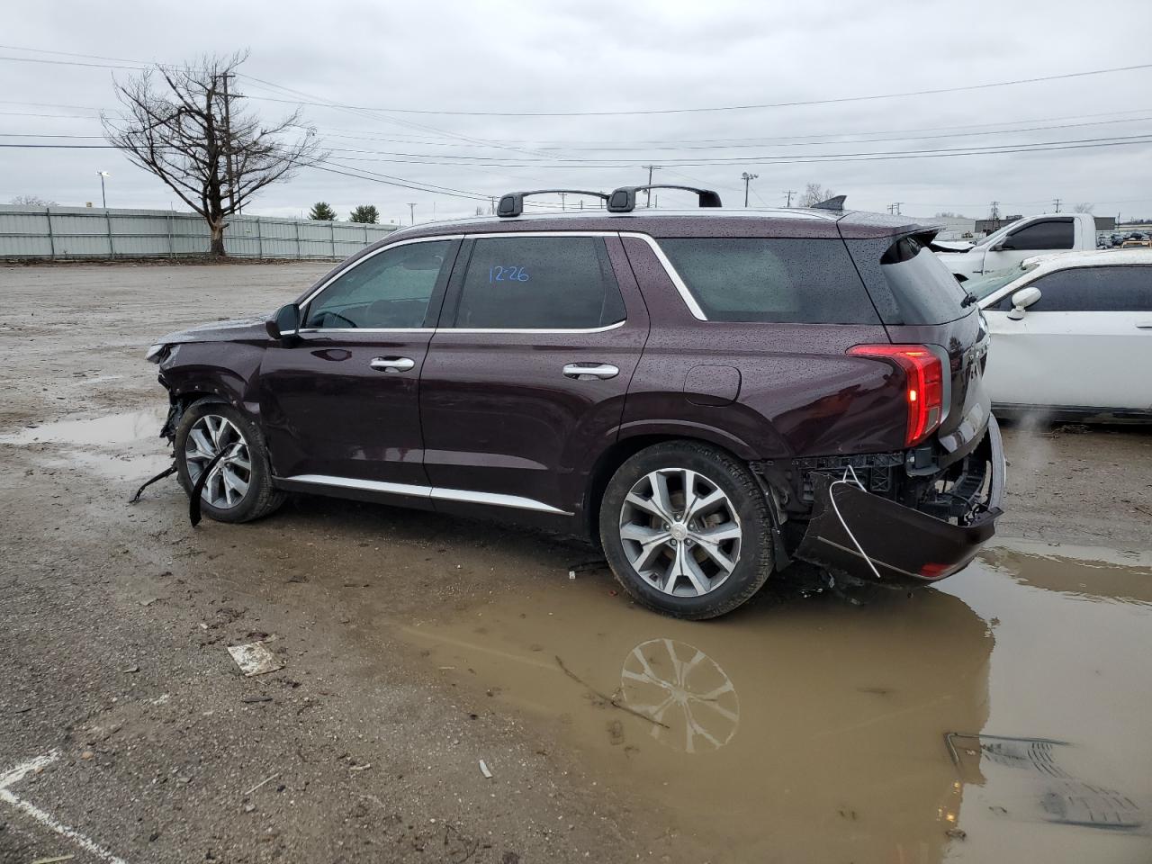 2021 Hyundai Palisade VIN KM8R5DHE5MU333501 Copart auction photo, all over damage thumbnail 2