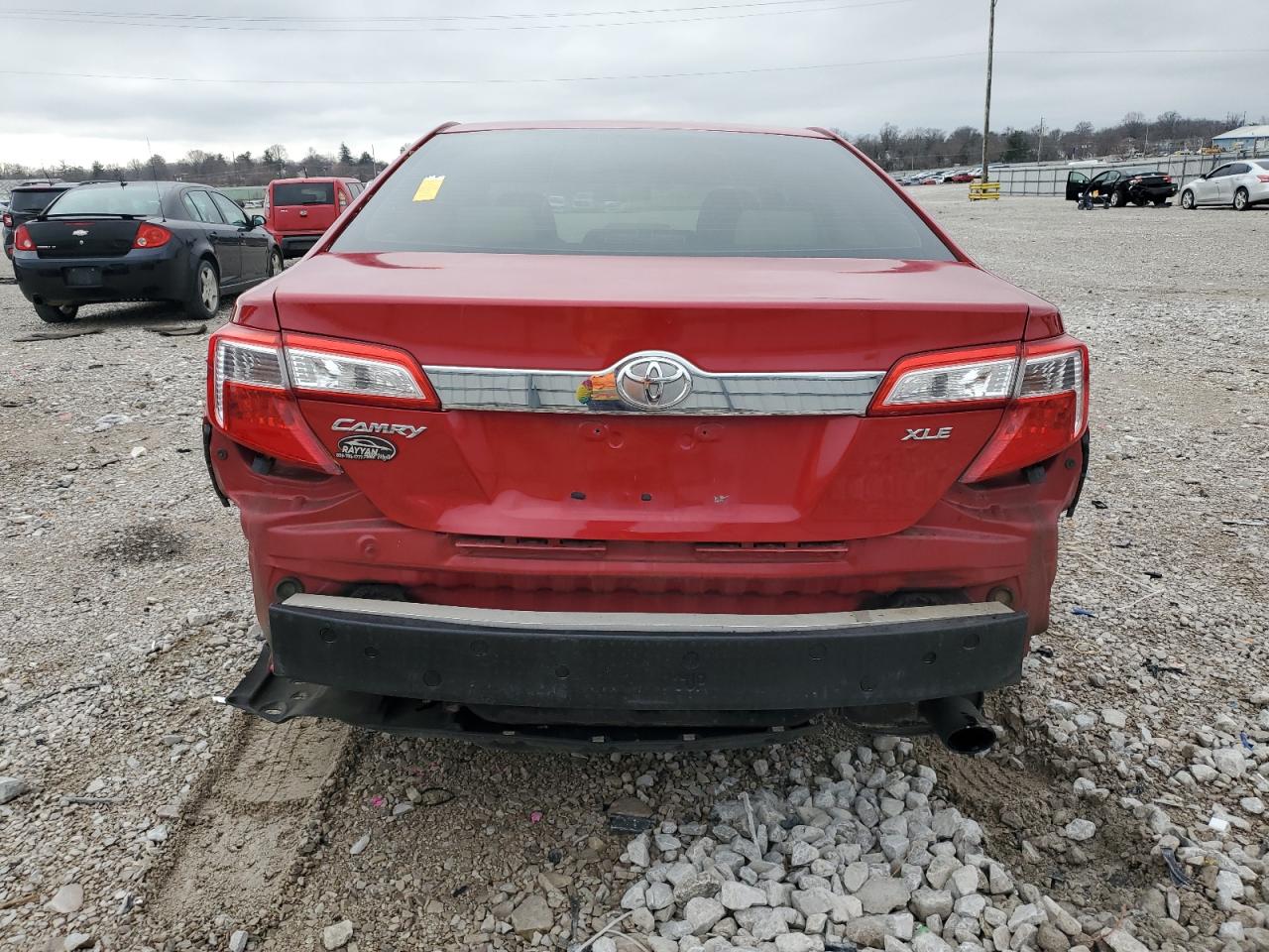 2012 Toyota Camry VIN 4T1BF1FK8CU553705 Copart auction photo, front end / rear end damage thumbnail 6
