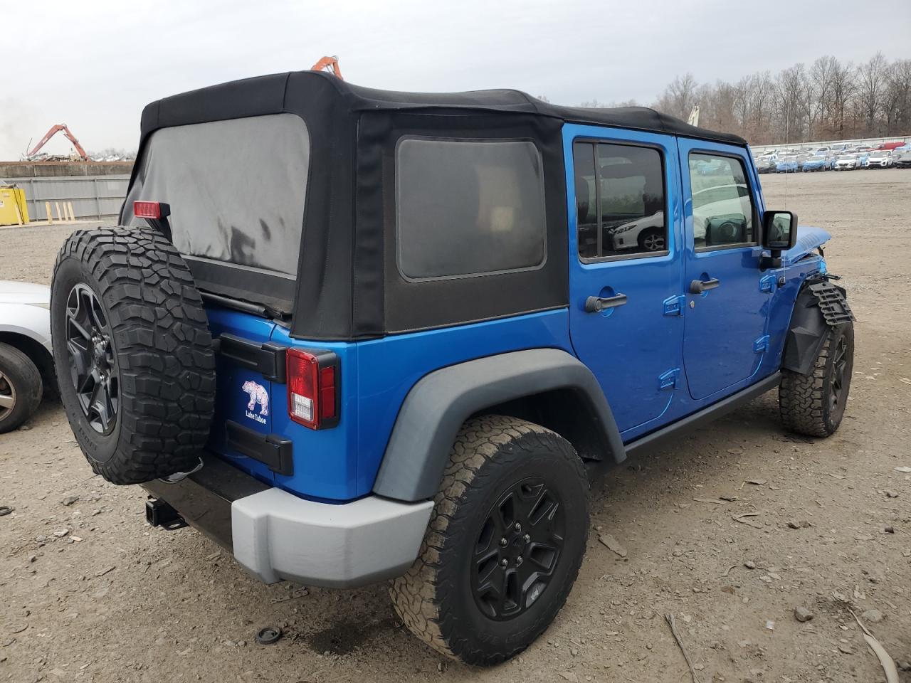 2016 Jeep Wrangler VIN 1C4BJWDG9GL123563 Copart auction photo, front end damage thumbnail 3