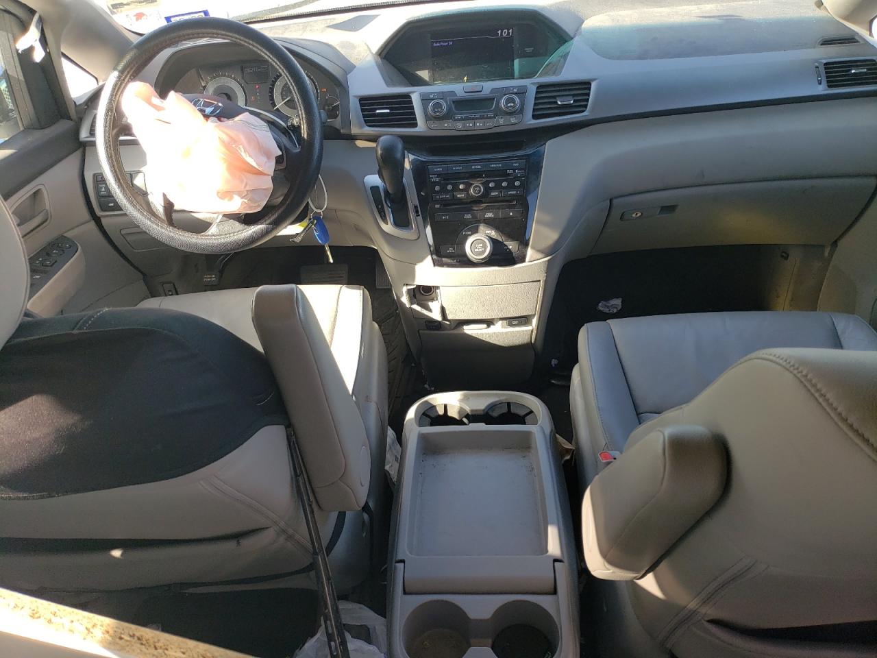 2012 Honda Odyssey VIN 5FNRL5H61CB027105 Copart auction photo, front end / side damage thumbnail 8
