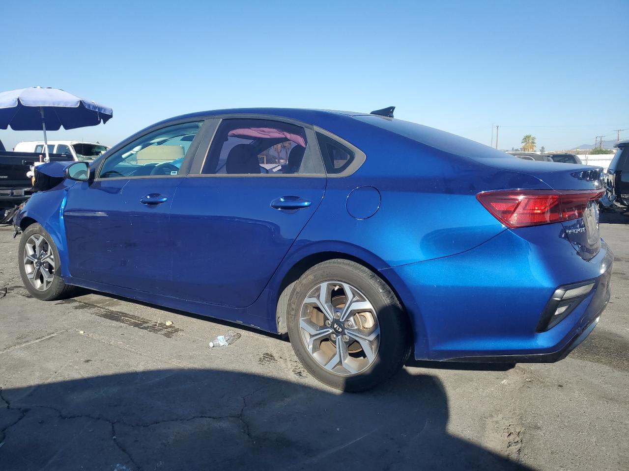 2019 KIA Forte VIN 3KPF24AD0KE121943 Copart auction photo, front end / side damage thumbnail 2