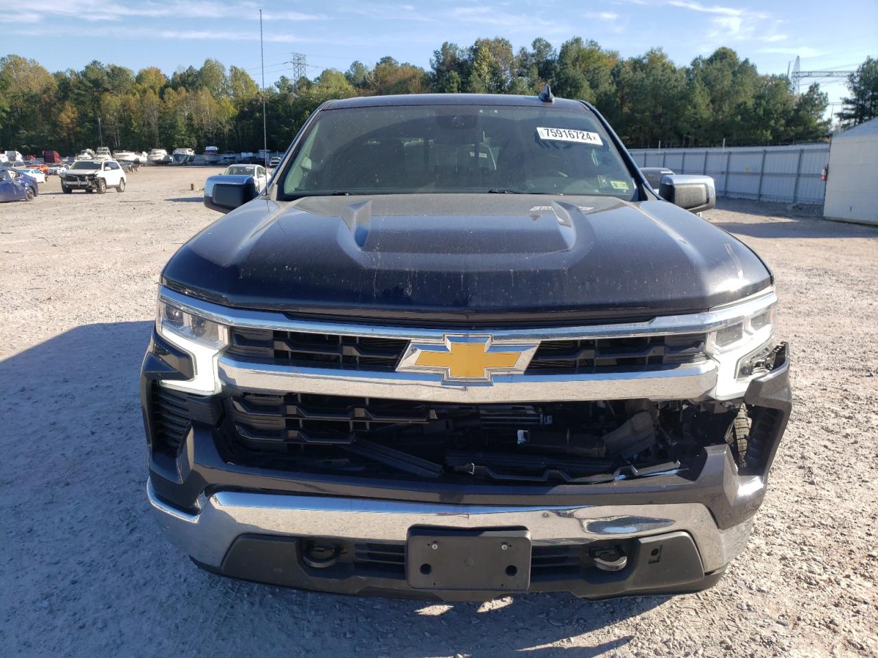2022 Chevrolet Silverado VIN 1GCPDDEK1NZ570127 Copart auction photo, front end damage thumbnail 5