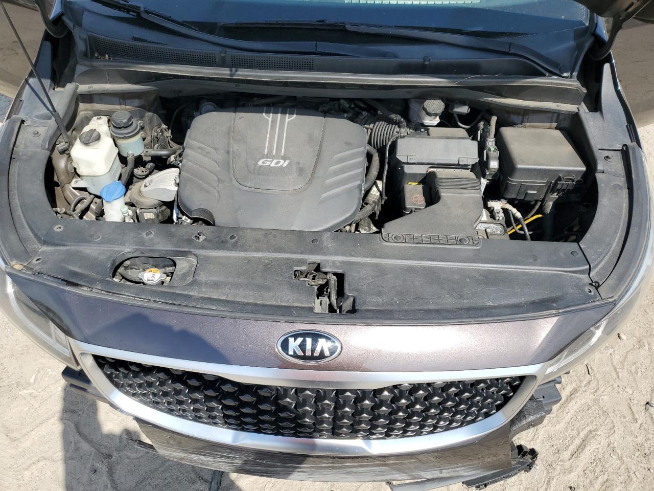 2017 KIA Sedona VIN KNDMB5C17H6293577 Copart auction photo, side / front end damage thumbnail 13