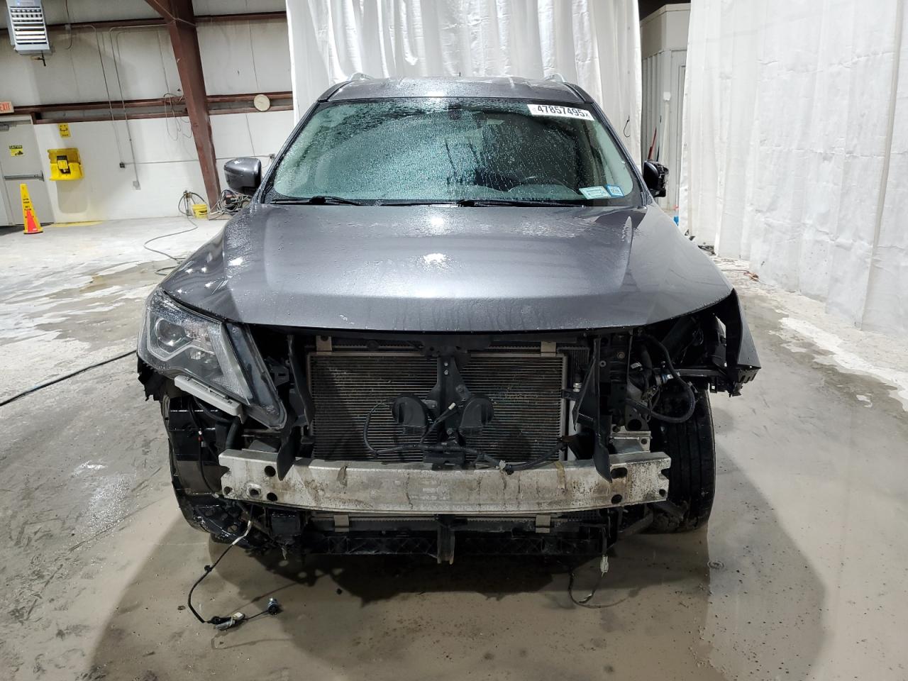 2018 Nissan Pathfinder VIN 5N1DR2MM6JC663908 Copart auction photo, front end / side damage thumbnail 5