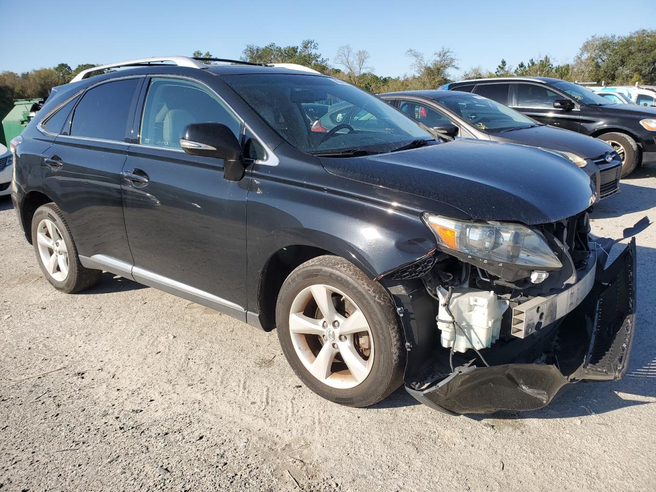 2011 Lexus RX VIN 2T2ZK1BA5BC060311 Copart auction photo, front end / side damage thumbnail 4