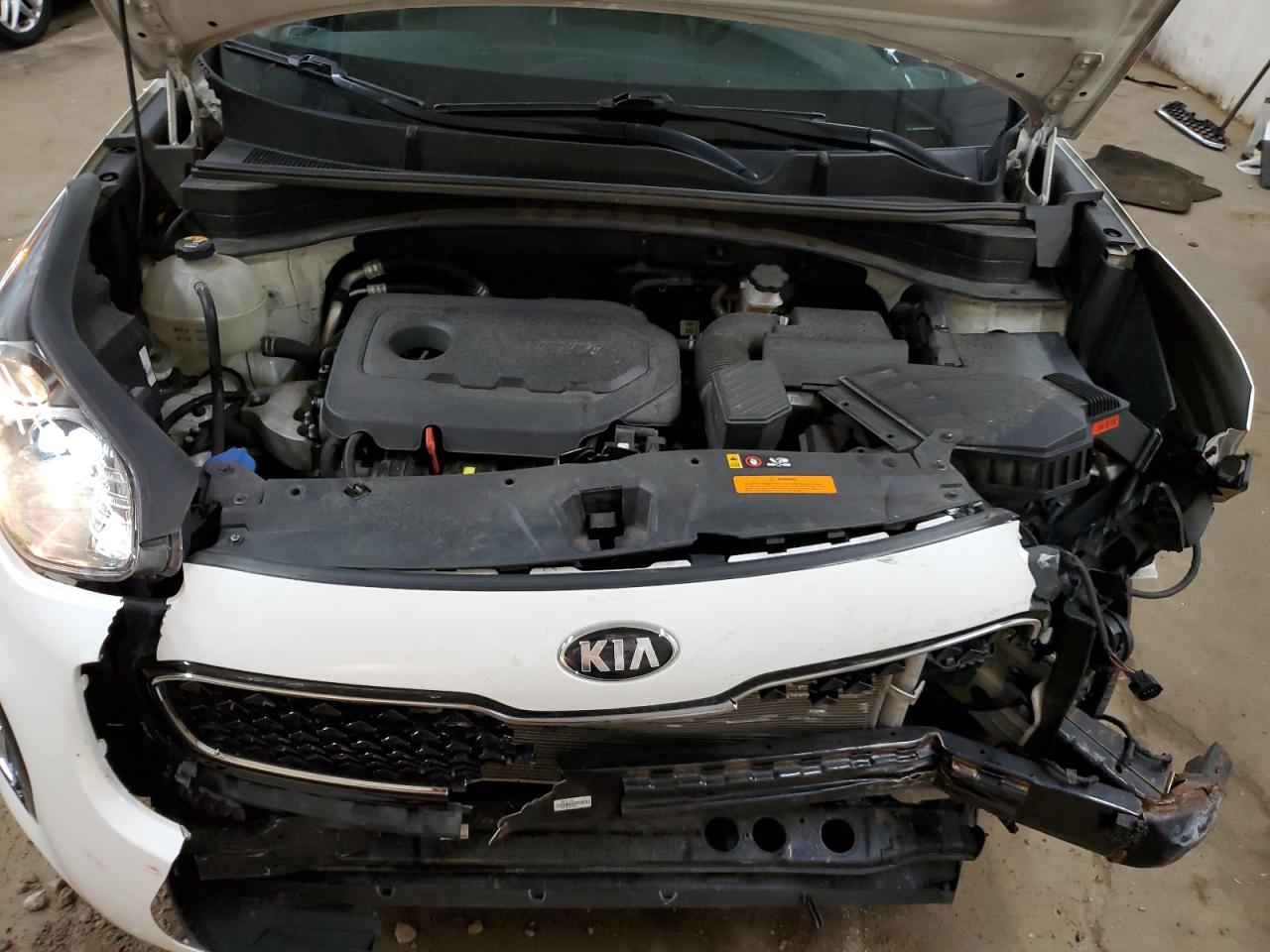 2018 KIA Sportage VIN KNDPNCAC8J7457108 Copart auction photo, front end damage thumbnail 14