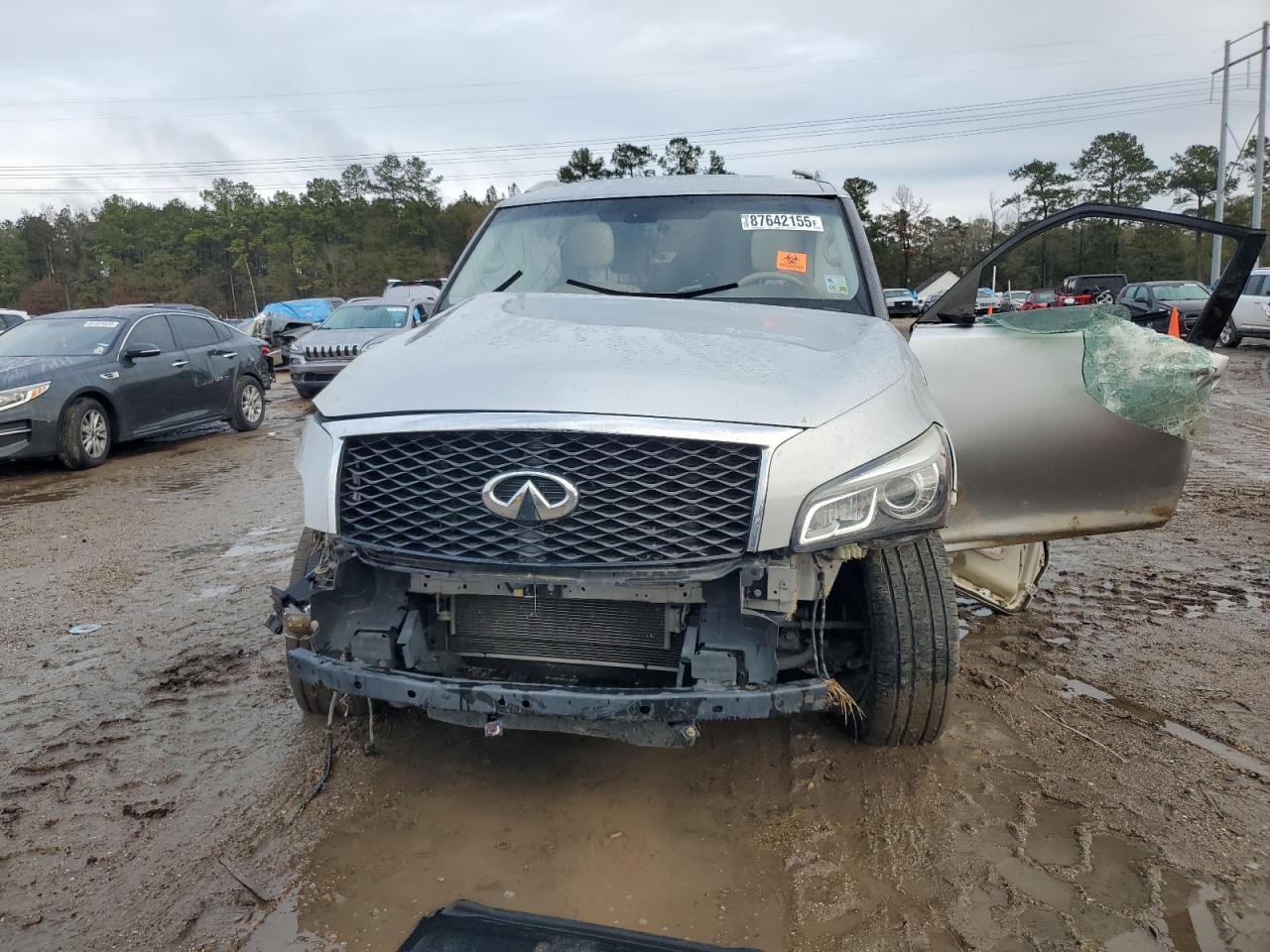 2016 Infiniti QX80 VIN JN8AZ2NE1G9126162 Copart auction photo, all over damage thumbnail 5