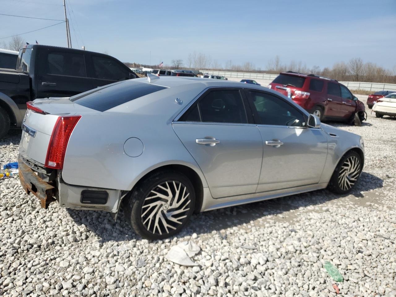 2013 Cadillac CTS VIN 1G6DG5E51D0125306 Copart auction photo, rear end damage thumbnail 3