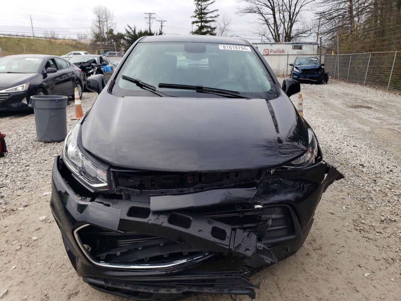 2019 Chevrolet Trax VIN 3GNCJKSB9KL147855 Copart auction photo, front end / side damage thumbnail 5