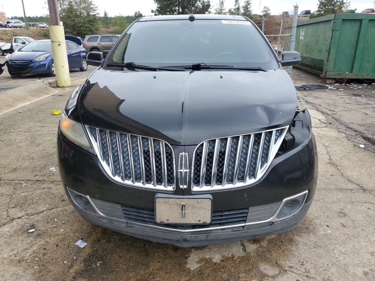 2011 Lincoln MKX VIN 2LMDJ8JK6BBJ34204 Copart auction photo, front end damage thumbnail 5