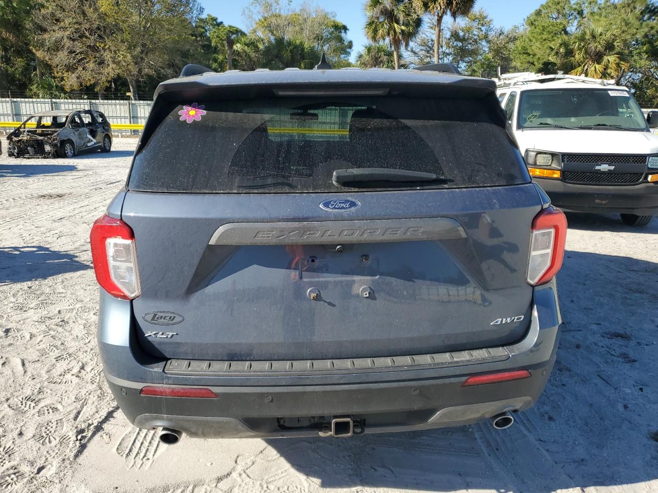 2021 Ford Explorer VIN 1FMSK8DH3MGA54435 Copart auction photo, front end / minor dent/scratches damage thumbnail 6