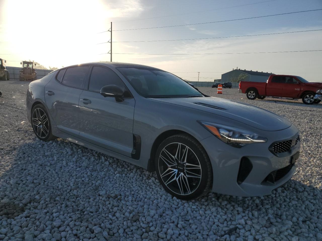 2022 KIA Stinger VIN KNAE55LC7N6120180 Copart auction photo, side / minor dent/scratches damage thumbnail 4